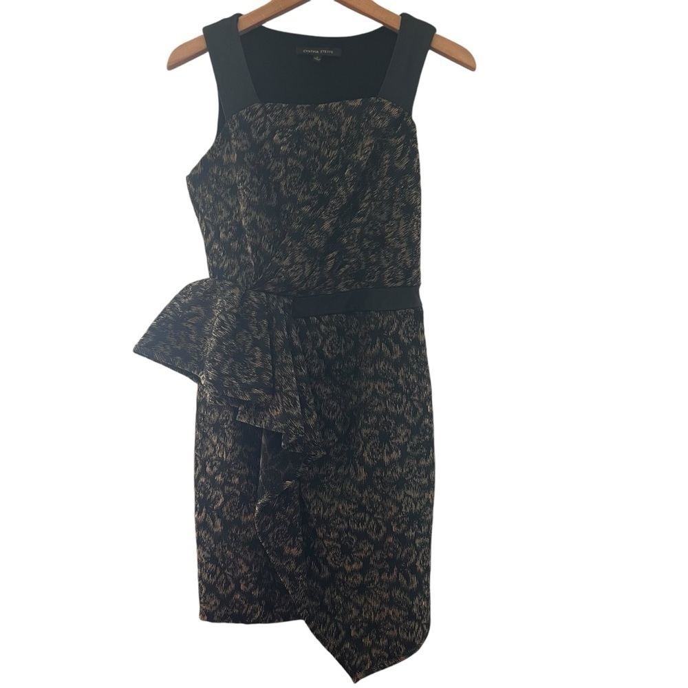 Cynthia Steffe Jacquard Sheath Dress Size 6